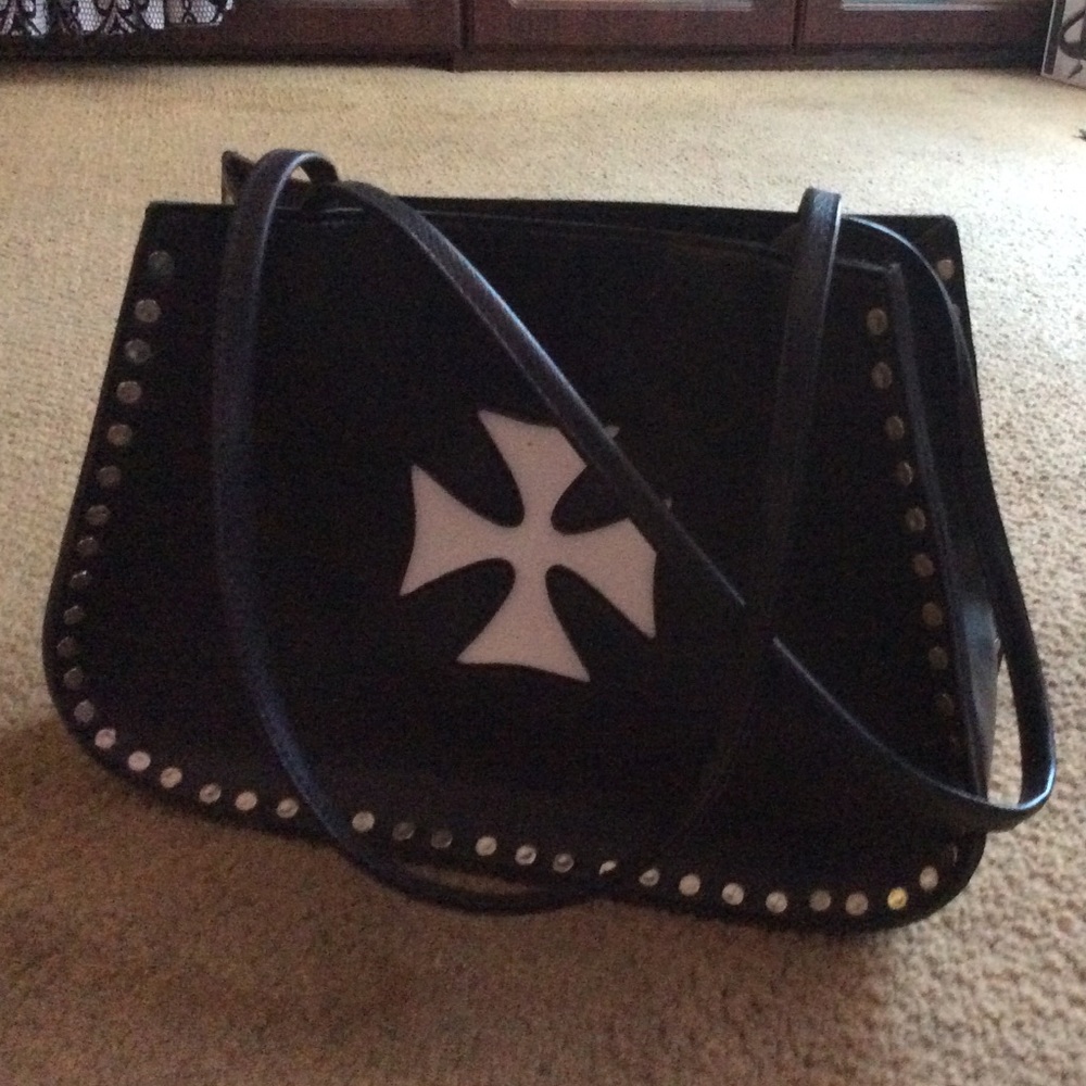Cross Purse With Studded Wallet